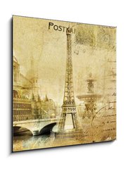 Obraz 1D - 50 x 50 cm F_F26983930 - Paris paris.. vintge photoalbum series