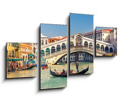 Obraz 4D tydln - 100 x 60 cm F_IS63839278 - Rialto Bridge in Venice