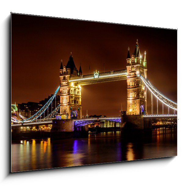 Obraz na skle Tower Bridge v noci