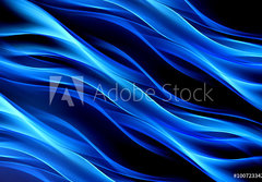 Fototapeta papr 184 x 128, 100723342 - Art Abstract Blue Glow Wave Design Background