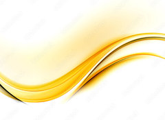 Samolepka flie 100 x 73, 100723495 - Awesome Abstract Yellow Wave Design - ڞasn abstraktn design lut vlny