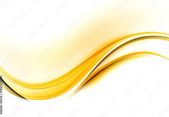 Fototapeta pltno 174 x 120, 100723495 - Awesome Abstract Yellow Wave Design