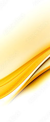 Samolepka na dveře fólie 90 x 220, 100723495 - Awesome Abstract Yellow Wave Design - Úžasný abstraktní design žluté vlny