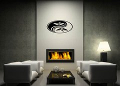 Samolepka na ze 100 x 50 cm vzor n68159211 - Black decorative Yin Yang