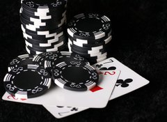 Samolepka flie 100 x 73  very bad start in poker, 100 x 73 cm