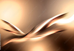 Fototapeta papr 184 x 128, 101221018 - Abstract beautiful motion gold fractal like a bird background.Modern bright digital illustration.