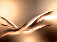 Fototapeta papr 360 x 266, 101221018 - Abstract beautiful motion gold fractal like a bird background.Modern bright digital illustration.