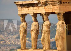 Samolepka flie 200 x 144, 101275241 - Athena Temple in Athens,Greece, - Athena chrm v Atnch, ecko,