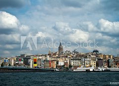 Fototapeta100 x 73  Boshphorus strait and asian side of Istanbul, 100 x 73 cm