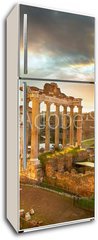 Samolepka na lednici fólie 80 x 200, 102924598 - Roman Forum. Ruins of Roman Forum in Rome, Italy during sunrise. - Roman Forum. Ruiny římského fóra v Římě, Itálie při východu slunce.