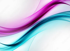 Samolepka fólie 100 x 73, 103023658 - Abstract Blue Purple Wave Background Design - Abstraktní modrá fialová vlna pozadí návrhu