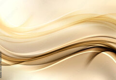 Fototapeta pltno 174 x 120, 103336447 - Abstract background with gold lines and waves. Composition of shadows and lights