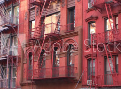 Fototapeta pltno 330 x 244, 103342306 - New York City / Fire escape