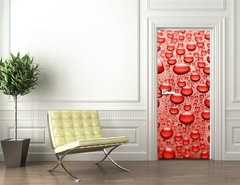 Samolepka na dvee flie 90 x 220, 10361893 - Water drops - Kapky vody