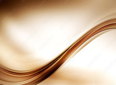 Samolepka fólie 100 x 73, 103641583 - Brown Waves Composition - Složení hnědých vln