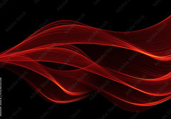 Fototapeta papr 184 x 128, 103835138 - red glow energy wave. lighting effect abstract background with c