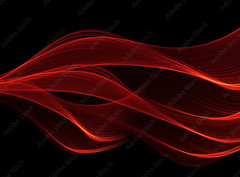 Fototapeta papr 360 x 266, 103835138 - red glow energy wave. lighting effect abstract background with c