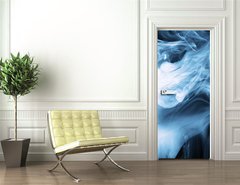 Samolepka na dvee flie 90 x 220  Realistic Smoke, 90 x 220 cm