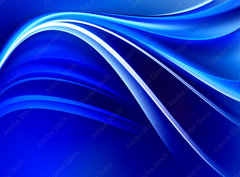 Fototapeta pltno 330 x 244, 104302255 - Blue Shines Neon Waves Design Background