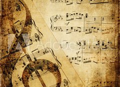 Fototapeta pltno 160 x 116, 10573828 - vintage musical background