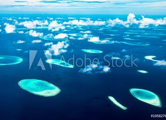 Fototapeta pltno 160 x 116, 105827632 - Maldives Indian Ocean