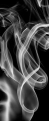 Samolepka na dveře fólie 90 x 220, 107367983 - Smoke abstract, isolated on black background. - Kouř abstraktní, izolovaných na černém pozadí.