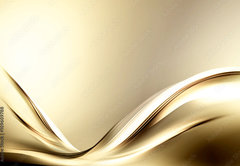 Fototapeta pltno 174 x 120, 109609788 - Fractal Abstract Gold Wave Design Background