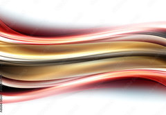 Fototapeta pltno 174 x 120, 109610245 - Modern Shiny Abstract Wave Design