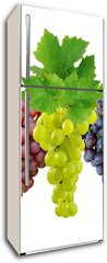 Samolepka na lednici flie 80 x 200  Three fresh grapes, 80 x 200 cm