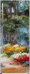 Samolepka na lednici flie 80 x 200, 113563503 - Oil painting landscape - Olejomalba krajina