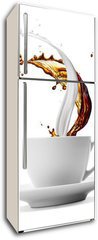 Samolepka na lednici flie 80 x 200  coffee and milk, 80 x 200 cm