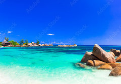 Fototapeta papr 184 x 128, 118051170 - amazing tropical holidays in paradise beaches of Seychelles,Praslin