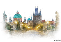 Fototapeta plátno 174 x 120, 118221693 - Prague - Praha