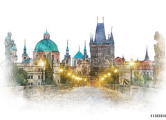 Samolepka fólie 200 x 144, 118221693 - Prague - Praha