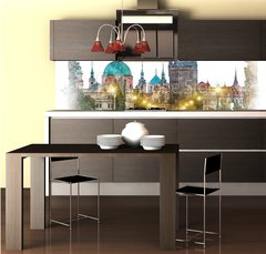 Fototapeta do kuchyně fólie 260 x 60, 118221693 - Prague - Praha