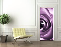 Samolepka na dvee flie 90 x 220, 11865044 - Purple rose - Fialov re