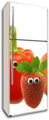 Samolepka na lednici flie 80 x 200, 11914445 - Friendly Fruit and Vegetables