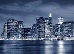 Fototapeta240 x 174  Lower Manhattan skyline At Night, 240 x 174 cm