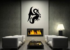 Samolepka na ze 120 x 100 cm vzor n53795239 - Black dragon.