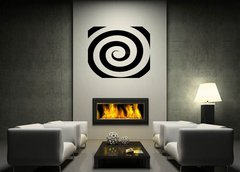 Samolepka na ze 120 x 100 cm vzor n72919863 - Hypnosis Spiral Pattern. Optical illusion. Vector