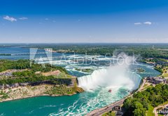 Samolepka flie 145 x 100, 121465615 - Aerial view of Niagara horseshoe falls. Ontario Canada