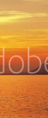 Samolepka na dvee flie 90 x 220, 121604008 - Panoramic view of Sailing at sunset with mountains