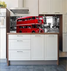 Fototapeta do kuchyn flie 180 x 60, 122358644 - Londons iconic double decker bus.