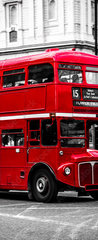 Samolepka na dveře fólie 90 x 220, 122358644 - Londons iconic double decker bus.