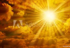 Fototapeta pltno 174 x 120, 12254744 - soleil biblique