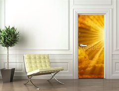 Samolepka na dvee flie 90 x 220  soleil biblique, 90 x 220 cm