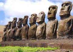 Fototapeta papr 160 x 116, 12348642 - Ahu Tongariki - Easter Island