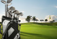 Fototapeta174 x 120  golf equipment and course, 174 x 120 cm