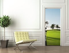 Samolepka na dvee flie 90 x 220, 12351119 - golf equipment and course - golfov vybaven a kurz