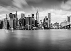 Fototapeta plátno 160 x 116, 126584936 - Manhattan from Brooklyn (B&W) - Manhattan z Brooklynu (B&W)